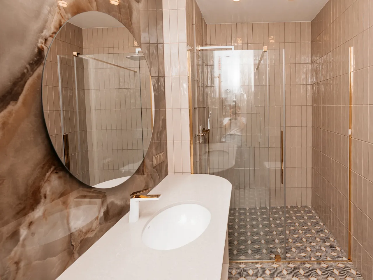 Ремонт санузла с плиткой, сантехникой и гидроизоляцией