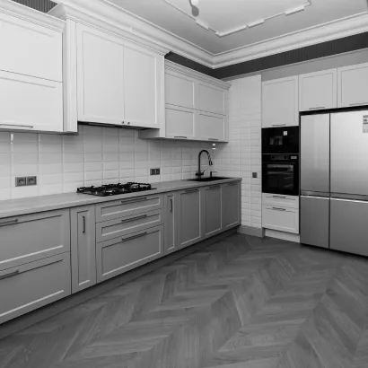 Ремонт кухни с учётом электрики, вентиляции и эргономики